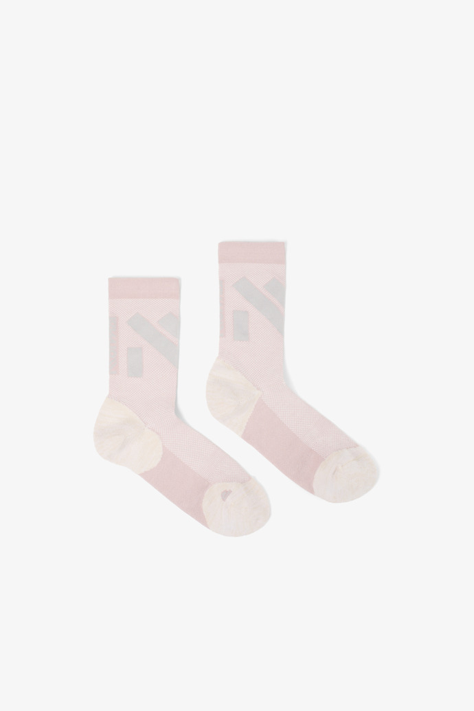 Race Sock Dusty Pink Pink compressive running socks for men