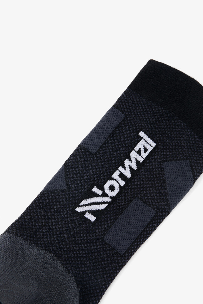 Race Sock Black Black compressive running socks for men