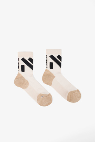 Race Sock Low Cut Beige