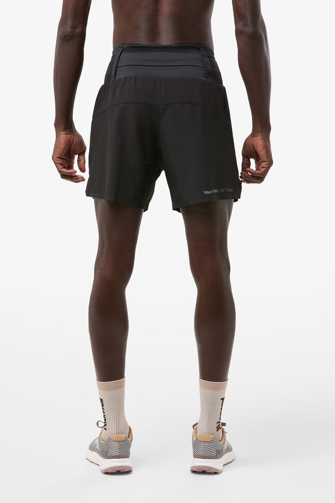 Race Shorts Black Black race shorts for men