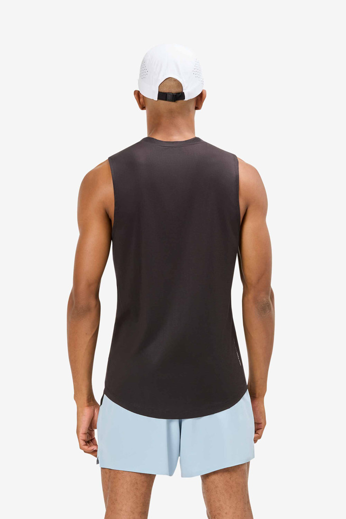 Men’s Race Tank Men's slim-fit black race tank top