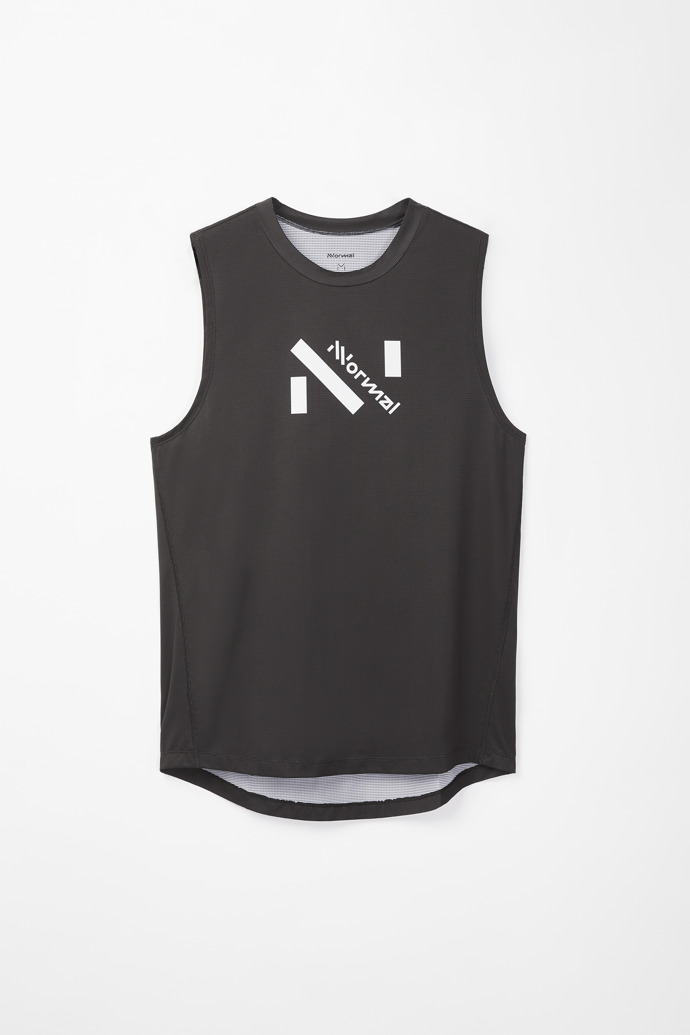 Men’s Race Tank Men's slim-fit black race tank top