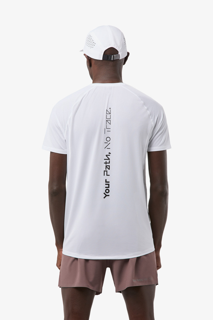 Race T-Shirt NN White Men's white NN running t-shirt