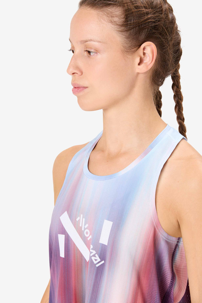 Race Tank W Print Women's multicolored race tank top