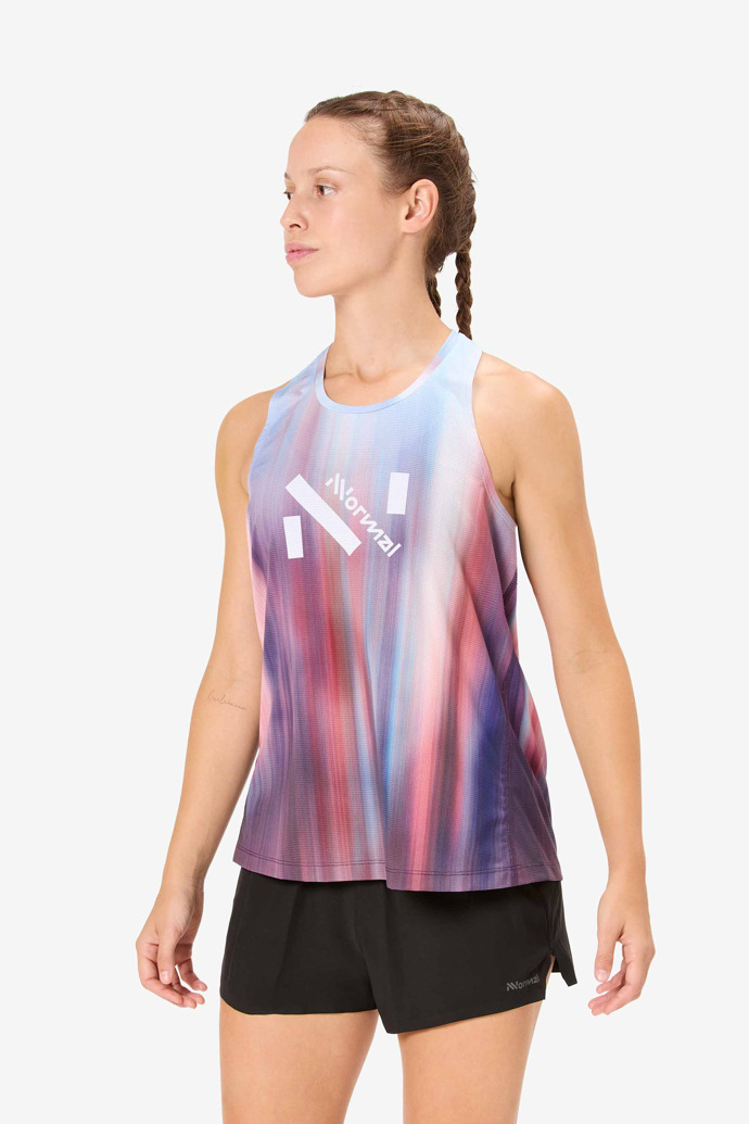 Race Tank W Print Women's multicolored race tank top