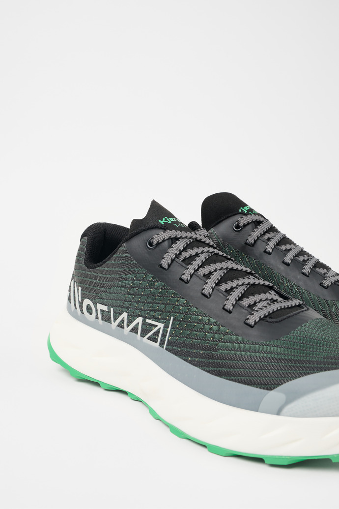 Kjerag 01 Shoe Green Women's grey and green max performance trail running shoes