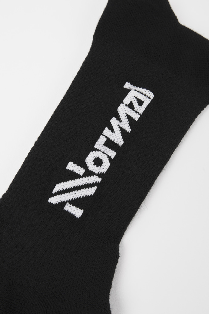 Merino Socks Black Temperature regulating black merino socks for men