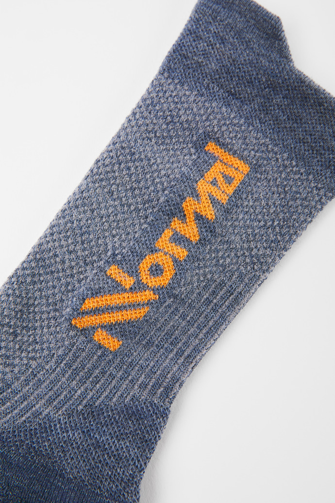 Merino Socks Blue Temperature regulating blue merino socks for men