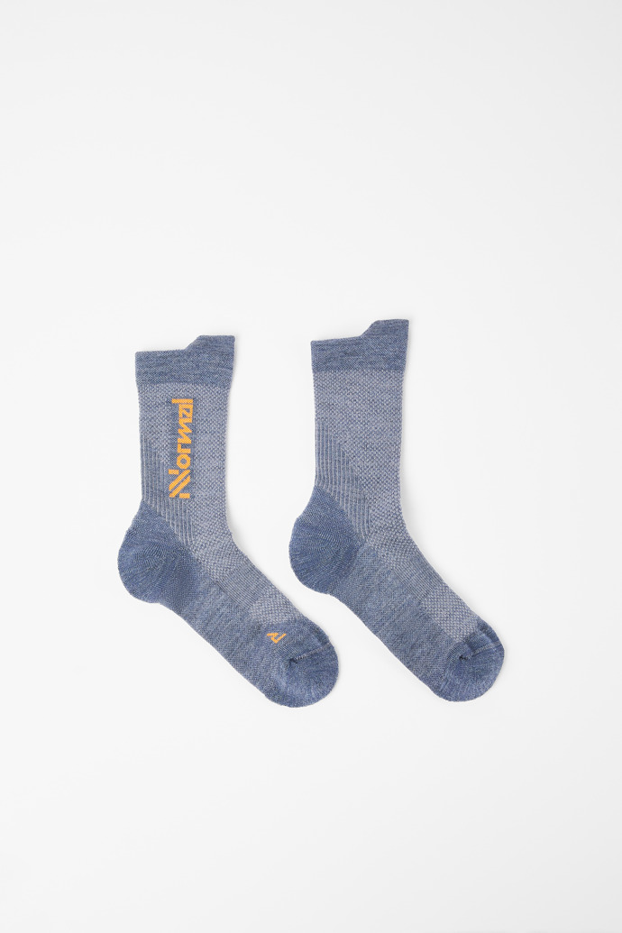 Merino Socks Blue Temperature regulating blue merino socks for men