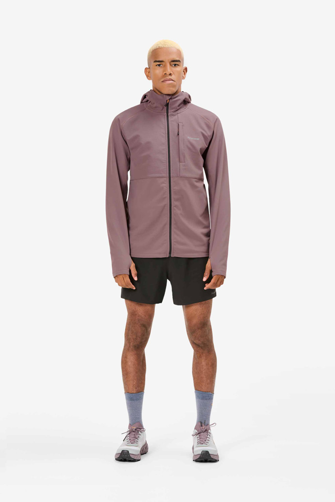 Men's Active Jacket Warm Alberg-Purple Men's purple light active warm jacket