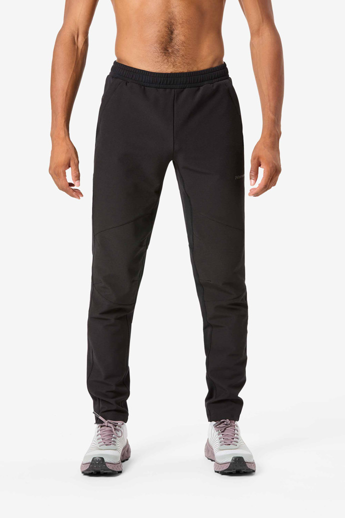 Men's Active Warm Pants Svart-Black Men's black light active warm pants