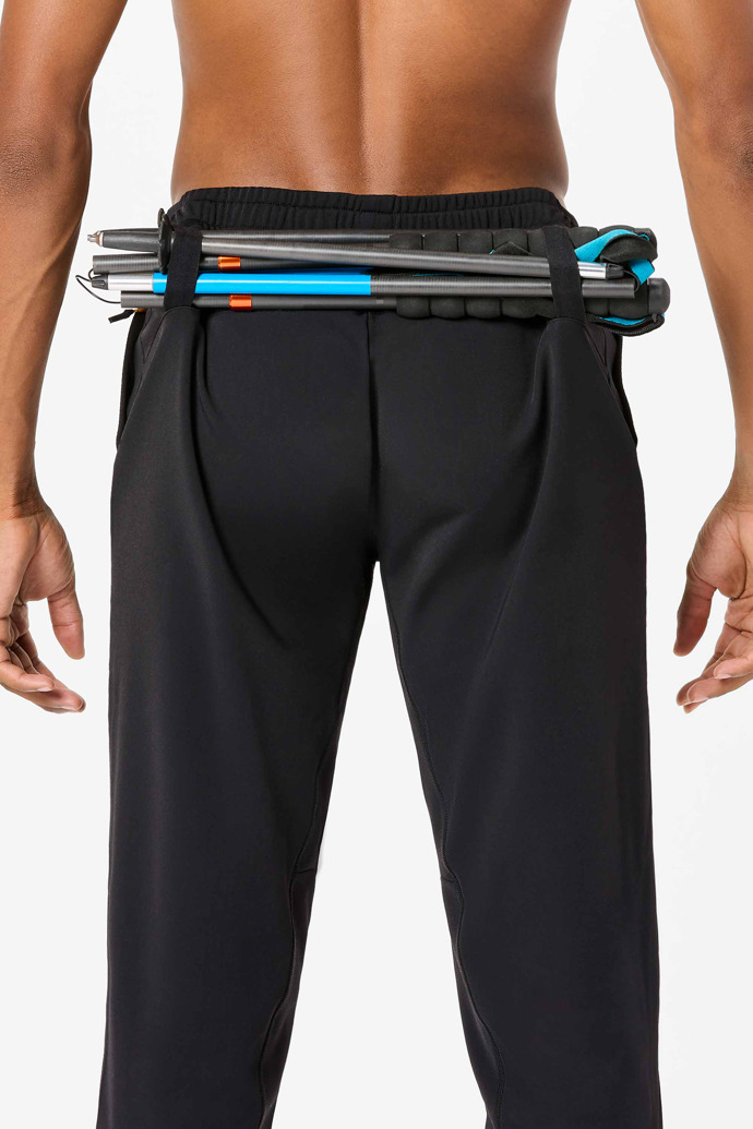 Men's Active Warm Pants Svart-Black Men's black light active warm pants