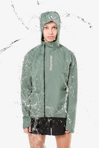 Trail Rain Jacket W Green