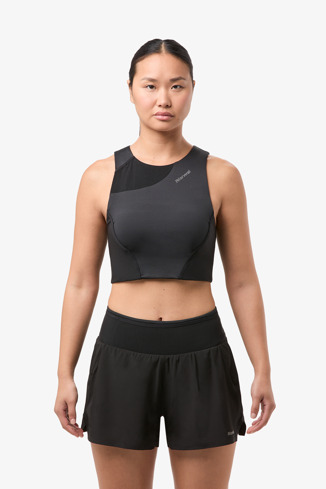 Trail Cropped Top W Black
